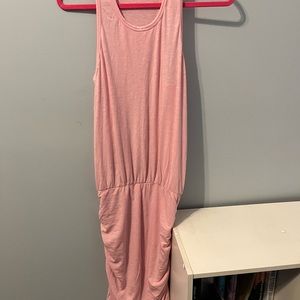 Pink swimsuit color up